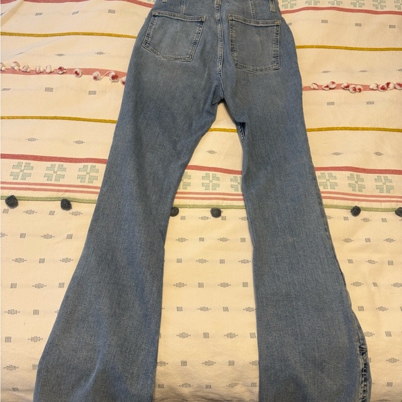 We The Free Level Up Slit Slim Flare Jeans - Hayley Blue - Picture 4 of 6
